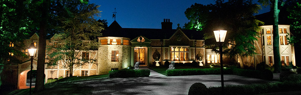 Chestnut Hall Estate at Night